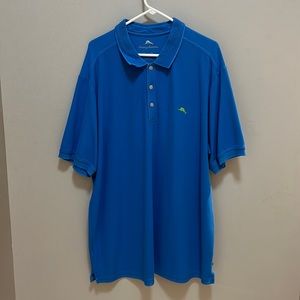 Tommy Bahama Islandzone Royal Blue Polo Size 2XLT